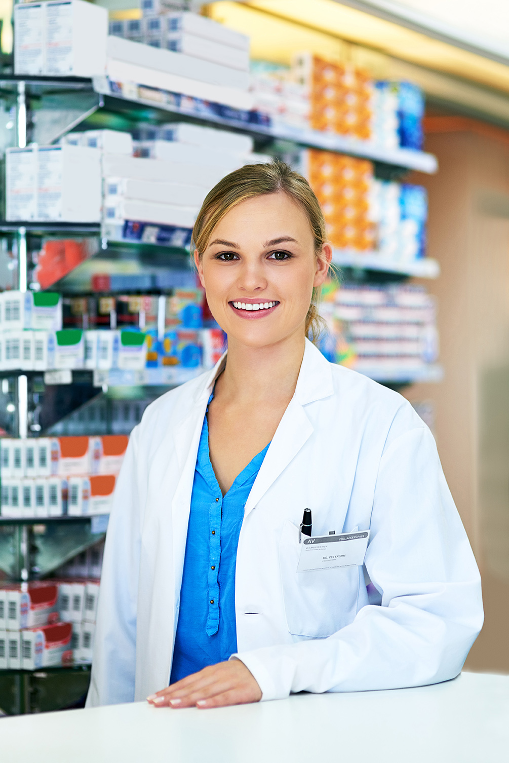 female pharmacist