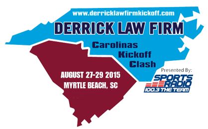 Logo: Derrick Law Firm Carolina Kickoff Clash