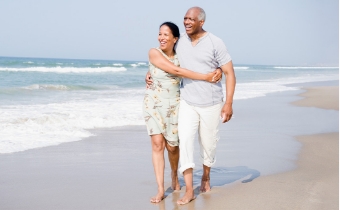 Photo: Couple on the beach