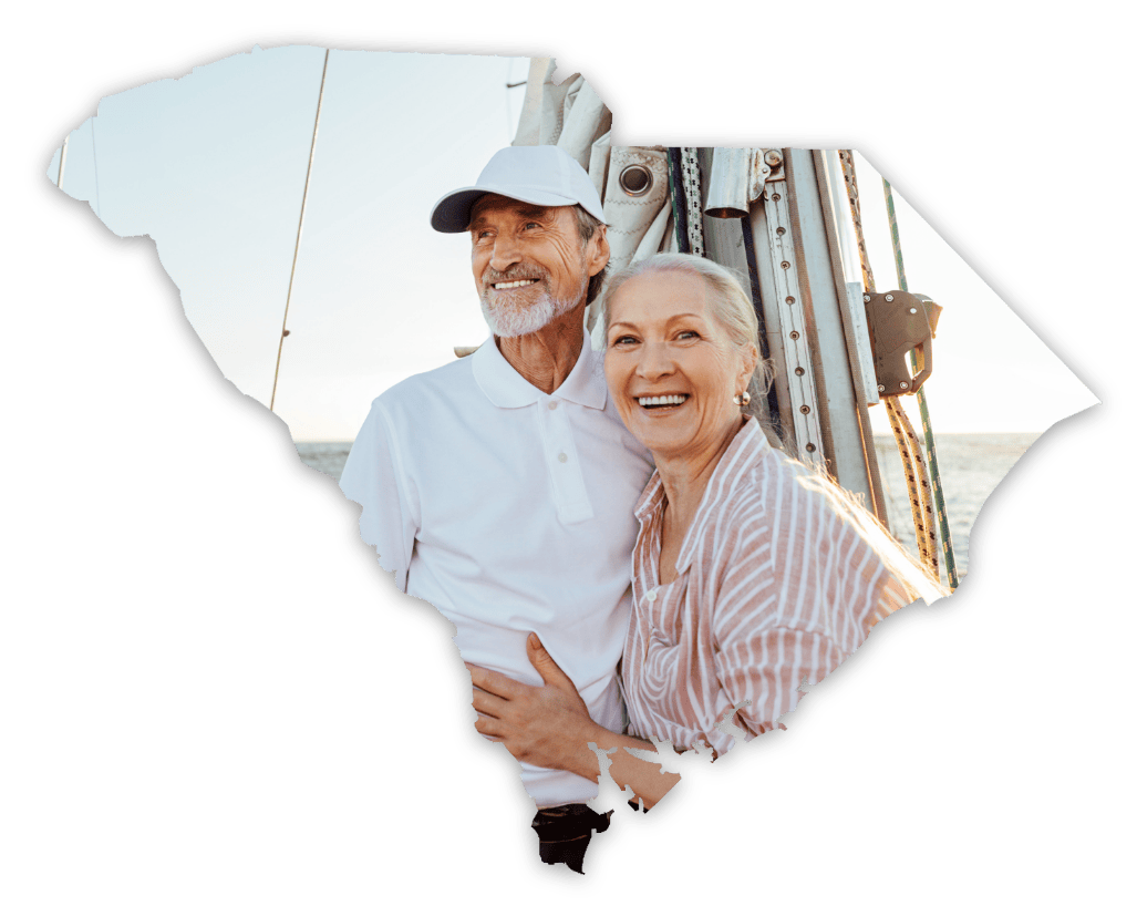 older couple sailing together