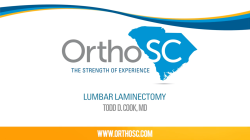 Dr. Cook – Lumbar Microdiscectomy