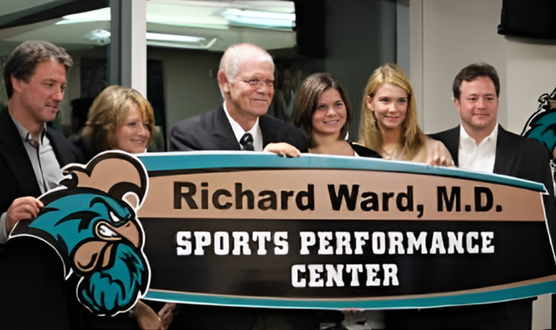 Dr. Richard Ward at ceremony